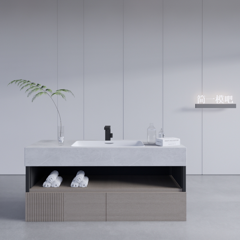 单体模型库厨卫&食物卫浴柜JY05700